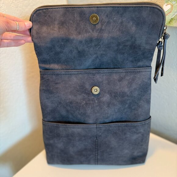 Gray Backpack Purse - $18 - Picture 6 of 7